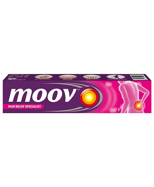 Moov Fast Pain Relief Cream - 30g  Suitable for Back Pain, Muscle Pain, Joint Pain, Knee Pain